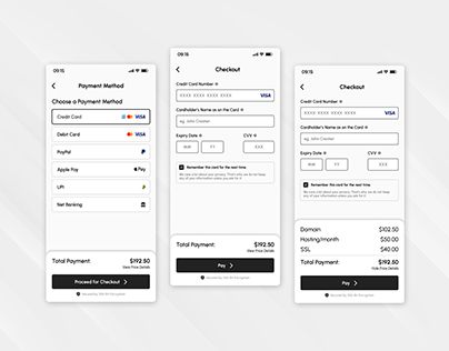 Check out new work on my @Behance profile: "Credit Card Checkout & Payment App Screen" http://be.net/gallery/147328289/Credit-Card-Checkout-Payment-App-Screen Payment Screen Ui, Credit Card Checkout Ui Design, Checkout Ui, Profile App, Hotel App, App Screen, Card Ui, Credit Card App, Logo Design Inspiration Branding