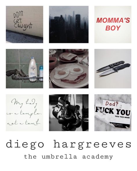 moodboard, aesthetic, diego hargreeves, number two, number 2, 00.02, umbrella academy, tua Diego Hargreeves Aesthetic, Umbrella Academy Diego, Diego Hargreeves, Moodboard Aesthetic, Umbrella Academy, Number Two, Number 2, Mood Boards, Umbrella