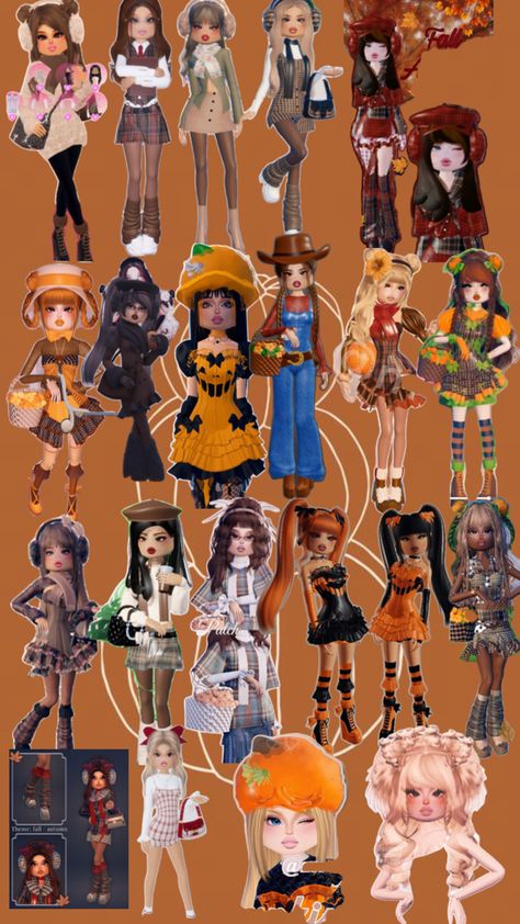 All the fall DTI outfits for you!! Dti Hacks, Outfits For Fall, Dti Ideas, Dti Outfits, Autumn Fall, Fall Autumn, The Fall, Quick Saves