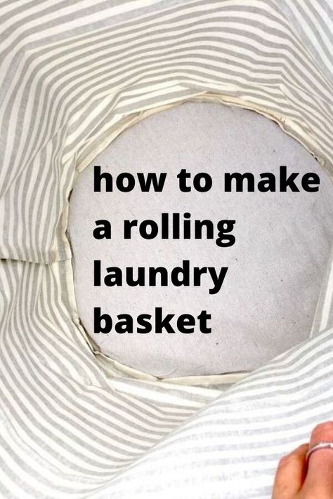 Laundry Basket Diy, Easy Kitchen Renovations, Frugal Homemaking, Simple Laundry, Diy Laundry Basket, Rolling Laundry Basket, Diy Christmas Tags, Make Your Own Stencils, Wash Room