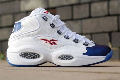 Allen Iverson Shoes, Shoes For Men Stylish, Iverson Shoes, Reebok Retro, Reebok Question, Sneakers Sketch, Basketball Shoes For Men, Nike Boots, Casual Shoes For Men