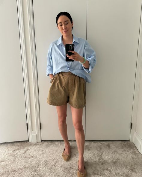 Instagram photo by Eva Chen • Jul 9, 2024 at 10:12 AM Eva Chen Street Style, Eva Chen, Summer Shorts, Instagram Photo, My Style, How To Wear