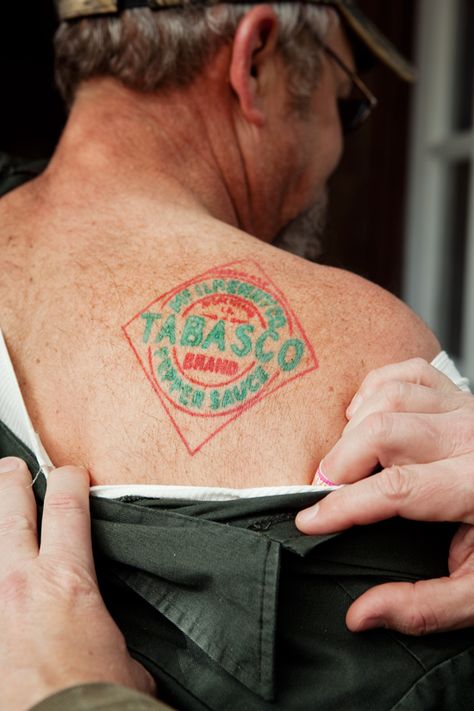 Hot! Lovin' that. (via Matt Bites) Avery Island, Tabasco Sauce, Jesus Fish Tattoo, Make It Yourself, Tattoos