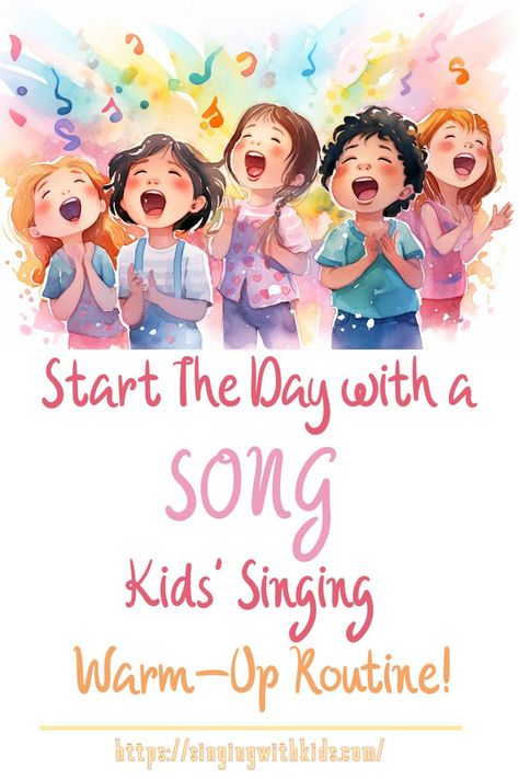 Make mornings melodious! 🎵 "Start The Day with a Song" offers a fun and engaging kid-friendly singing warm-up routine. Perfect for parents and children who want to embrace music and boost creativity. Sing along and start your day right! #SingingWithKids #SingingBasics #MusicForKids 🎤🌅 Singing Warm Ups, Singing Games, Music Theory Lessons, Vocal Exercises, Warm Up Routine, Kids Singing, Boost Creativity, Music Blog, Music For Kids