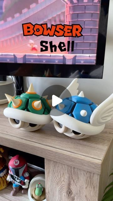 Bowser Shell, Switch Games, Mario Kart, 3d Design, 3d Print, Level Up, Nintendo Switch, 3d Printing, 3 D