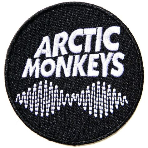 AM arctic monkeys Music Band Logo Patch Sew Iron on Embroidered... ($5.50) ❤ liked on Polyvore featuring bands and filler Arctic Monkeys Patch, Embroidered Patches On Clothes, Music Patches, Patches For Jackets, Senior Jackets Patches, Senior Jackets, Sewing Logo, Band Patches, Cute Patches