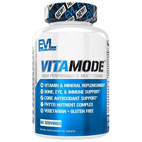 EVL Advanced Daily Multivitamin for Men - Men's Multivitamin with Essential Minerals Phytonutrient Complex and VitaMode Active Mens Vitamins for Energy with Lycopene for Muscle Bone and Immune Support Mens Vitamins, Vitamin For Men, Mens Multivitamin, Energy Vitamins, Vitamins For Men, Vitamins For Energy, Multi Vitamin, Men's Vitamins, Bone Strength