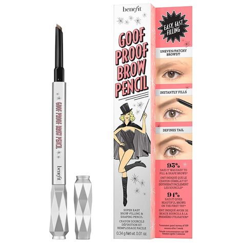 Buy benefit Goof Proof Brow Pencil (Various Shades) - Join Beauty Plus+ & earn 5 Points for every £1 you spend. Free & Next day delivery available. Benefit Goof Proof, Goof Proof Brow Pencil, Submit Button, Precisely My Brow Pencil, Waterproof Eyebrow Pencil, Waterproof Eyebrow, Natural Brows, Brow Definer, Easy Shape