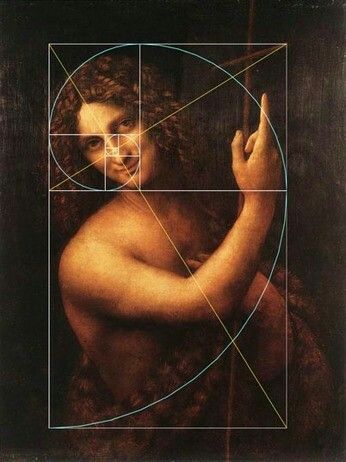 Golden Ratio In Nature, Leonardo Fibonacci, Golden Ratio Art, Low Key Portraits, St John The Baptist, Visual Illusion, Art Articles, Italian Painters, Golden Ratio