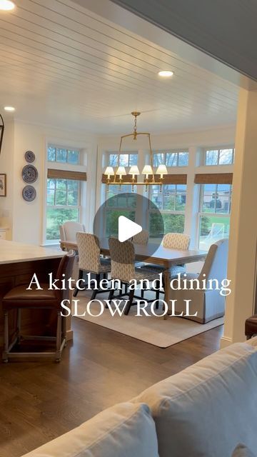 Lauren Syrowik on Instagram: "Comment KITCHEN to shop pieces in our home.

What questions do you have about our kitchen and dining nook?

#interiors #kitchen #kitchendesign #diningnook #diningroom #decor #homedecor" Kitchen To Dining Room Transition, Morning Room Off Kitchen Ideas, Morning Room Off Kitchen, Lauren Syrowik, Dining Room Off Kitchen, Room Off Kitchen, Interiors Kitchen, What Questions, Morning Room