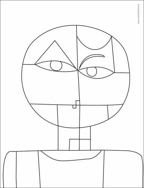 Paul Klee Portrait, Paul Klee Art Projects For Kids, Paul Klee Artwork, Portraits For Kids, Line Art Lesson, Color Art Lessons, Paul Klee Paintings, Joan Miro Paintings, Klee Art