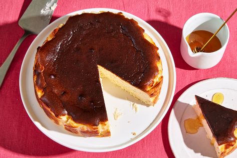 Air Fryer Burnt Cheesecake, Cheesecake Air Fryer, Basque Recipes, Basque Food, Desserts Homemade, Burnt Cheesecake, Basque Cheesecake, Large Air Fryer, Air Fryer Fish