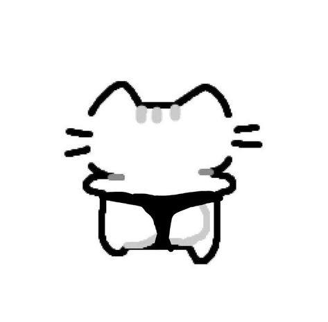 Cat Cute Art, Cats Doodle, Animals Doodle, Doodles Bonitos, Foto Kelakar, Gato Cat, Chat Kawaii, Gatto Carino, Goofy Drawing