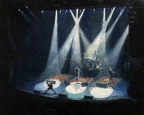 Pete Marsh Art - Music Art - Painting Concert Painting, Marsh Art, Music Art Painting, Higher Art, Art Final, Musician Art, Music Painting, Gcse Art, Joy Of Life