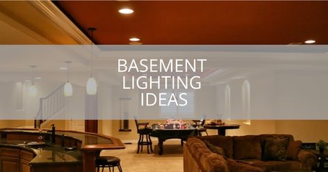 Lighting is important when you're decorating your basement. These basement lighting ideas will make it a comfortable spot for living or leisure. Basement Lighting Ideas, Future Man, Basement Lighting, Basement Living Rooms, Small Basements, Ceiling Lights Living Room, Basement Ideas, Lighting Ideas, Diy Lighting