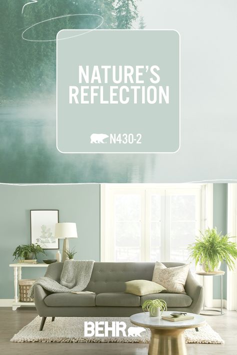 It’s like looking into a lake at the height of spring. Adobe Sand, Pot Herb Garden, Kingston House, Best Bedroom Paint Colors, Colorful Rooms, Behr Colors, Color Of The Month, Painted Pot, Behr Paint Colors