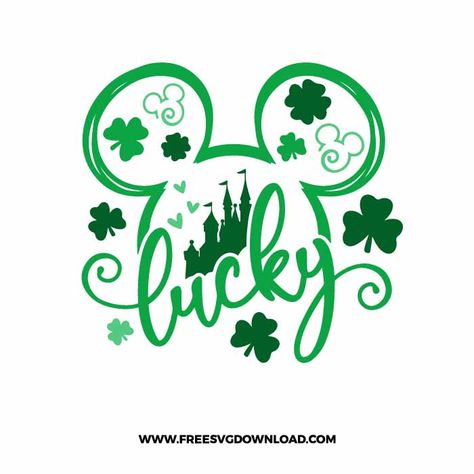 Disney St Patricks Day, Disney Archives, Disney Svgs, St Patricks Day Clipart, Clover Svg, Shamrock Svg, Frozen Characters, Irish Quotes, Disney Designs