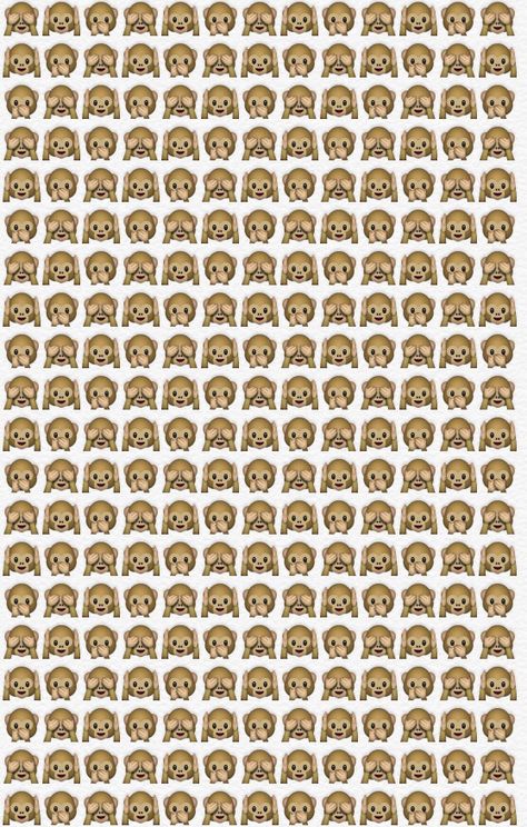 Monkey emojis! Cute Monkey Wallpaper Iphone, Cool Monkey Wallpaper, Monkey Emoji Wallpapers, Monkey Emoji Image, Emoji Monkey, Monkey Background, Emoji Pattern Wallpapers, Monkey Emoji, Emoji Backgrounds