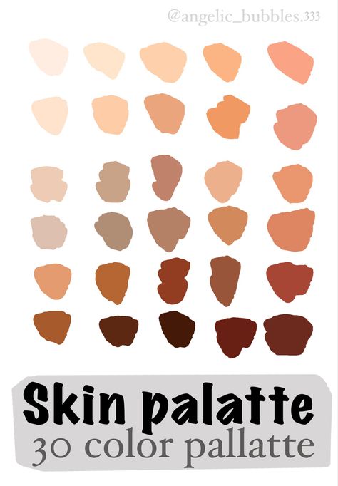 Skin tone palette for procreate Skin Tone Color Pallete, Ibis Paint Color Palette Skin Tone, Filipino Skin Tone Palette, Skin Tone Colour Palette, Skin Tone Color Palette Drawing, Skin Pallete Digital Art, Skin Pallet, Skin Tone Color Palette Digital, Skin Shading Palette Digital Art