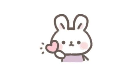 Pink Bunny Icon, Bunny Icon, Birthday Layout, Layout Twitter, Jimin Birthday, Icon Widget, Doodle Characters, Apple Logo Wallpaper Iphone, Cute Bunny Cartoon