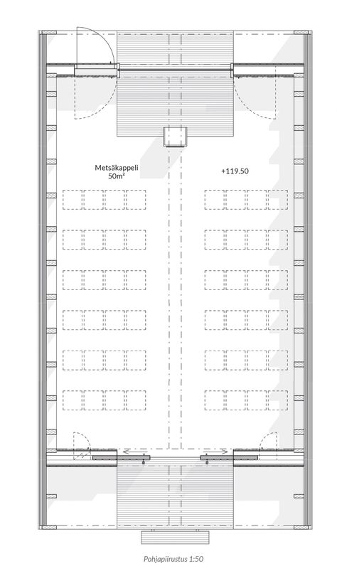 NOAN creates timber wedding chapel in Finnish woodland Chapel Floor Plan Design, Multifunctional Space, Gothic Church, Wedding Chapel, Timber Structure, Architecture Studio, Madurai, Chapel Wedding, Place Of Worship