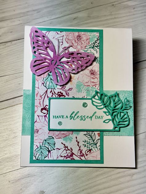 Card idea using Stampin' Up! Unbounded Beauty Suite Collection Stampin Up Flowers Of Beauty 2024, Su Unbounded Love, Unbounded Love Dies Stampin Up Cards, Stampin Up Unbounded Beauty Cards, Stampin Up Unbounded Beauty Dsp, Stampin Up Sketched Butterflies, Stampin Up Unbounded Love, Flowers Of Beauty Stampin Up Cards, Stampin Up Unbounded Beauty