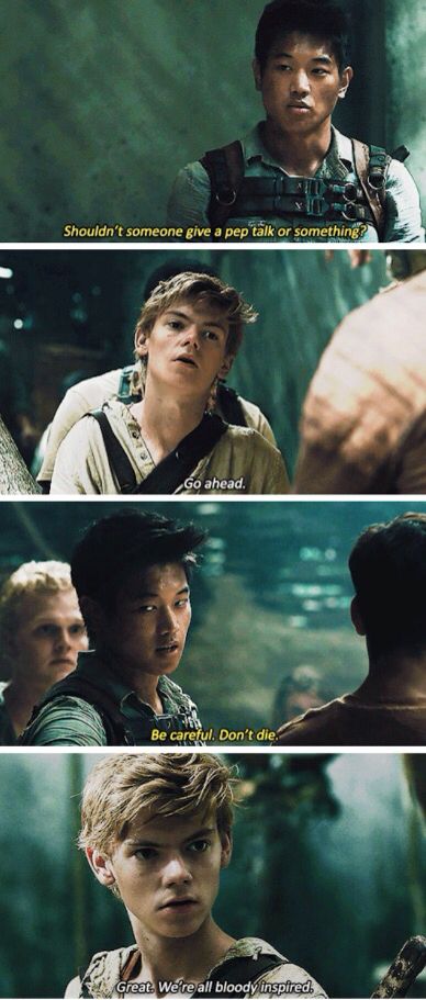 I wish they had this in the movie!!! Quirky Character Traits, Maze Runner Newt, Maze Runner The Scorch, Maze Runner Trilogy, Maze Runner Funny, Maze Runner Cast, Maze Runner Movie, Newt Maze Runner, Maze Runner Series