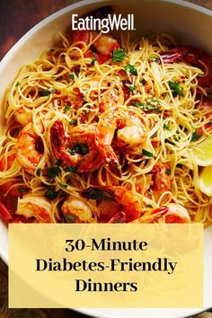 30 Minute Meals For Diabetics, Supper Ideas For Diabetics, Healthy Eating For Diabetics Meal Ideas, Dash Diet For Diabetics, Dinners For Diabetics Easy, Pasta For Diabetics Low Carb, Delicious Recipes For Diabetics, Quick And Easy Dinner Recipes For Diabetics, Complex Carb Recipes