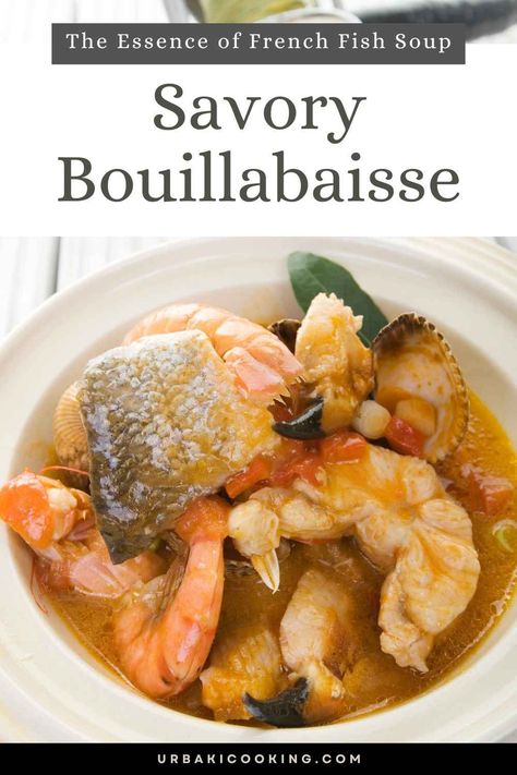 Bouillabaisse, the renowned French fish soup, captures the essence of coastal cuisine and embodies the vibrant flavors of the Mediterranean. Originating from the picturesque region of Provence, specifically Marseille, this iconic dish has gained international recognition as a symbol of French gastronomy. The history of bouillabaisse traces back to the ancient Greek and Roman civilizations, where fishermen utilized a combination of locally caught fish and humble ingredients to... French Fish Soup, Bouillabaisse Recipe, European Recipes, Fish Soup, Global Cuisine, Cuisine Recipes, Fish Fillet, European Food, Italian Pasta