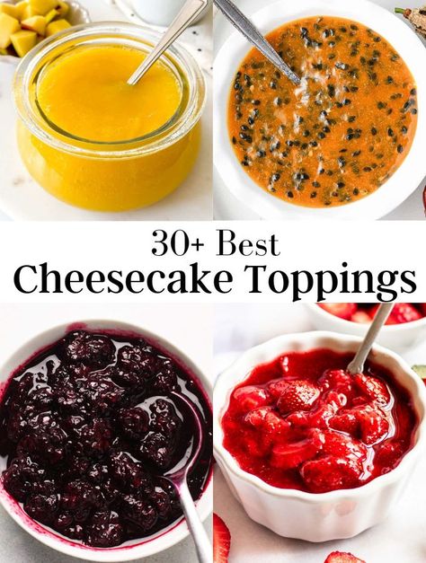 Fruit Cheesecake, Compote Recipe, Cheesecake Toppings, Strawberry Compote, Berry Sauce, Homemade Cheesecake, Berry Cheesecake, Boozy Desserts, Fruit Toppings