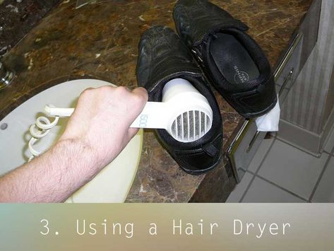 Using a Hair Dryer Wide Feet Shoes, Shoes For Wide Feet, Stretch Shoes, Feet Shoes, How To Stretch Shoes, Shoes Hack, Foot Health, Hair Dryer, Front Row