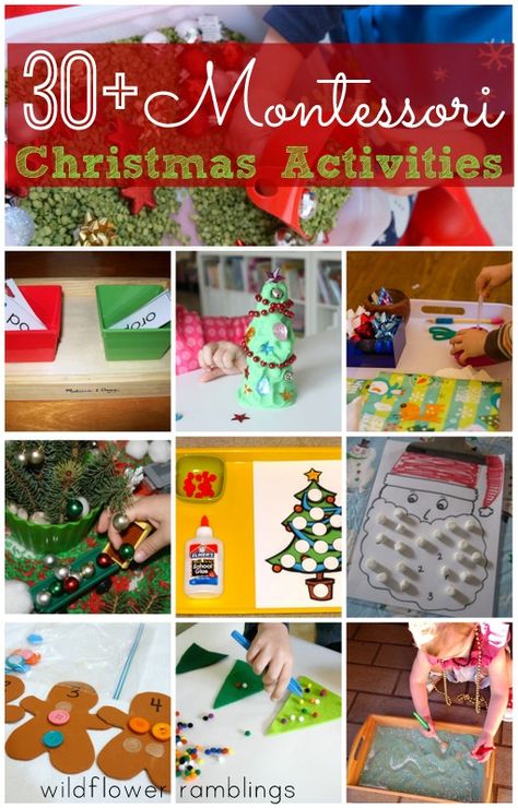 Montessori Christmas Activities - Wildflower Ramblings Montessori Christmas Activities, Christmas Crafts And Activities, Christmas Montessori, Montessori Christmas, Montessori Principles, Winter Child, Light Activities, Play And Learn, Christmas Activities For Kids