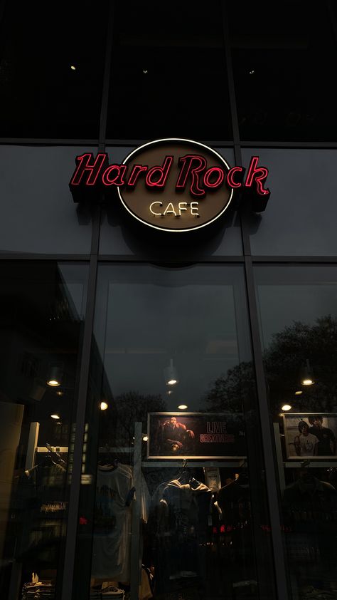 Cafe Dark Aesthetic, Bar Astethic, Dark Bar Aesthetic, Hard Rock Aesthetic, Hard Rock Casino, Pin Up Pictures, Rock Aesthetic, Dark Aesthetics, Casino Hotel