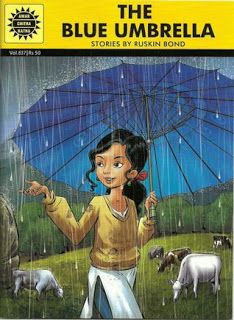 Book Review: The Blue Umbrella by Ruskin Bond Bernard Cornwell Books, The Blue Umbrella, Amar Chitra Katha, Paulo Coelho Books, Ernest Hemingway Books, Ruskin Bond, Indian Comics, Traditional Stories, Blue Umbrella