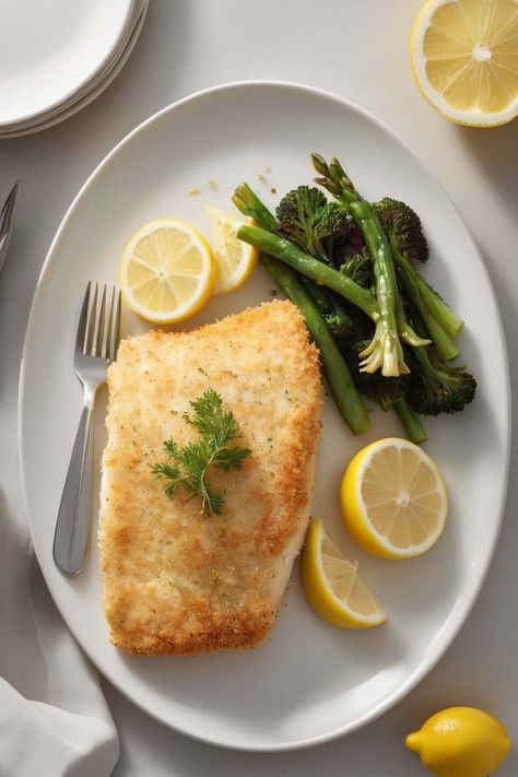 Parmesan Crusted Halibut Air Fryer Recipe: Ready in 12 Minutes | KitGiz Halibut Air Fryer Recipes, Halibut Air Fryer, Parmesan Crusted Halibut Recipe, Parmesan Crusted Halibut, How To Cook Halibut, Best Halibut Recipes, Crusted Halibut, Halibut Recipe, Roasted Mediterranean Vegetables