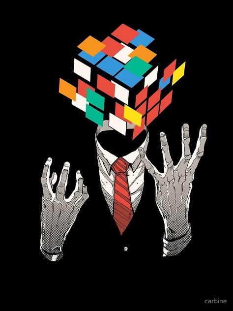 Mind Game by carbine Cube World, Art Cube, Rubix Cube, Alien Concept Art, Mind Games, Abstract Poster, Community Art, Cuba, Art Wallpaper