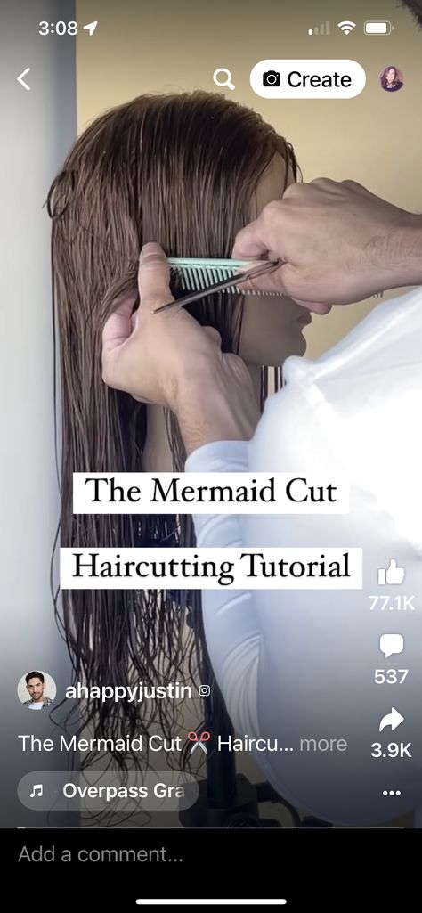 Mermaid Haircut, Haircuts For Long Hair, Mermaid Hair, Cool Haircuts, Hair Dos, Long Hair, Mermaid, Hair Cuts, Hairstyles