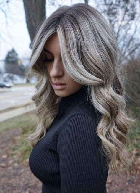 Discover the Latest Hair Color Trends for Women in 2024 | Stylish Ideas Blonde Hair Heavy Lowlights, Fall Bayalage Blonde Ash, Ash Blonde Hair 2023, Icey Blonde Highlights On Dark Brown Hair, Blond Hair On Top Brown Underneath, Blonde Hair Ideas 2023, Blonde Hair Dimension Low Lights, Winter Hair Color For Pale Skin Blue Eyes, Ash Blonde With Platinum Highlights