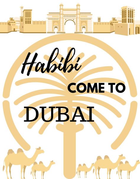 Habibi come to Dubai Tshirt Print Ideas Uae Highlight Cover Instagram, Tshirt Print Ideas, Habibi Come To Dubai, Dubai Logo, Hood Rich, Dream Country, Happy Birthday Cake Pictures, Chocolate Pictures, Dubai Holidays