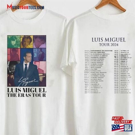 Luis Miguel Tour 2023 Shirt Fan Concert For Hoodie Unisex Check more at https://musictourtees.com/product/luis-miguel-tour-2023-shirt-fan-concert-for-hoodie-unisex/ Miguel Concert, Popular Outfits, Fan Shirts, Vivid Color, Retro Aesthetic, Unisex Hoodies, Color Options, Austin, Colorful Shirts