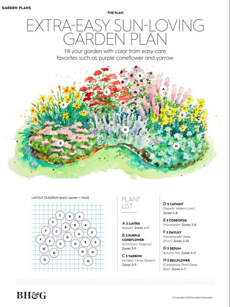 Flower Garden Layouts, Perennial Garden Plans, Flower Garden Plans, Shade Garden Plants, Flower Bed Designs, Garden Plan, Front Yard Garden Design, Cottage Garden Design, Flower Garden Design