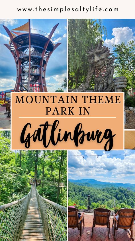 Anakeesta: A Fun Mountain Theme Park in Gatlinburg, TN • The Simple Salty Life Anakeesta Gatlinburg, Things To Do In Gatlinburg, Zipline Adventure, Florida State Parks, Gatlinburg Tn, Family Travel Destinations, Gatlinburg, Florida Beaches, Best Location