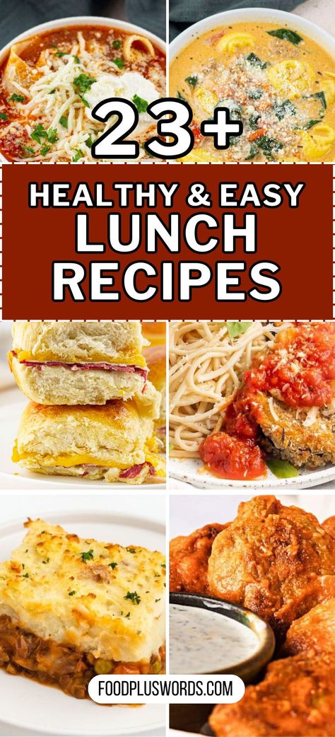 Want lunch ideas that are both delicious and nutritious? This collection of healthy lunch recipes has you covered. With options suitable for various dietary preferences, including keto and vegetarian, there's something for everyone to enjoy. Say goodbye to boring lunches and hello to flavorful and satisfying meals with our easy and healthy recipes! Easy Lunch Recipes For Work, Ideas To Feed A Crowd, Hot Lunch Ideas, Lunch Recipes For Work, Recipes For Work, Healthy Light Lunches, Lunch On A Budget, Quick Easy Lunch, Mash Potato