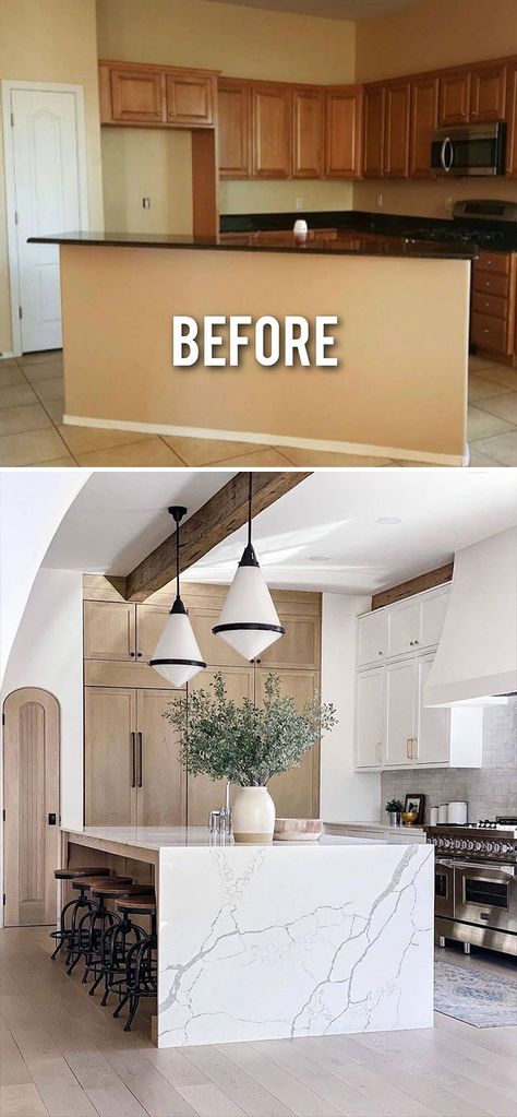 Before After Decoration, House Makeovers Interior, Kitchen Design Before And After, Home Interior Before And After, Home Makeover Before And After Interiors, House Remodeling Before And After, Renovating Before And After, Remodel House Before And After, Remodeling Before And After