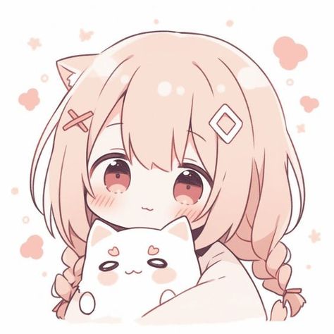 Chibi Profile Pic, Cute Kawaii Pfp, Desenhos Love, Cute Easy Doodles, Images Kawaii, Chibi Anime Kawaii, Cute Doodles Drawings, Cute Anime Chibi, Cute Kawaii Drawings