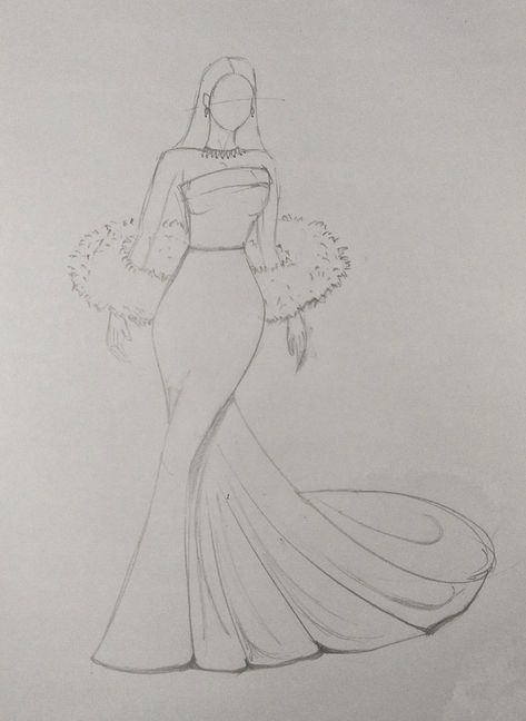 Costume Drawing Sketches, Prom Dress Sketches Design, Outfit Ideas Sketches, Designer Dresses Drawing Sketch, Dress Design Drawing Sketches, Model Drawing Poses Fashion Sketches, Fashion Outfits Sketches, Dress Designs Drawing, Outfit Design Drawing