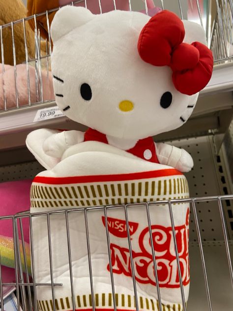 Hello Kitty Store, Hello Kitty Costume, Chicken Costumes, Kawaii Room Decor, Cup Noodles, Hello Kitty My Melody, Hello Kitty Plush, Poster Pictures, Kawaii Room