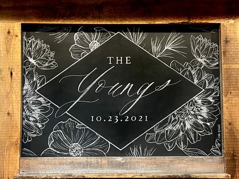 Chalkboard Signs Business, Wedding Chalkboard Art, Chalkboard Art Wedding, Chalk Board Signs, Blackboard Design, Summer Chalkboard, Wedding Chalk, Chalkboard Fonts, Ward Christmas Party