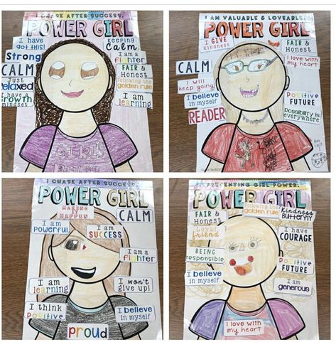 Self Esteem Crafts, Group Activities For Teens, Social Skills Group Activities, Women Empowerment Activities, Power Portrait, Magazine Cover Collage, Portrait Magazine, Empowerment Activities, Workshop Event