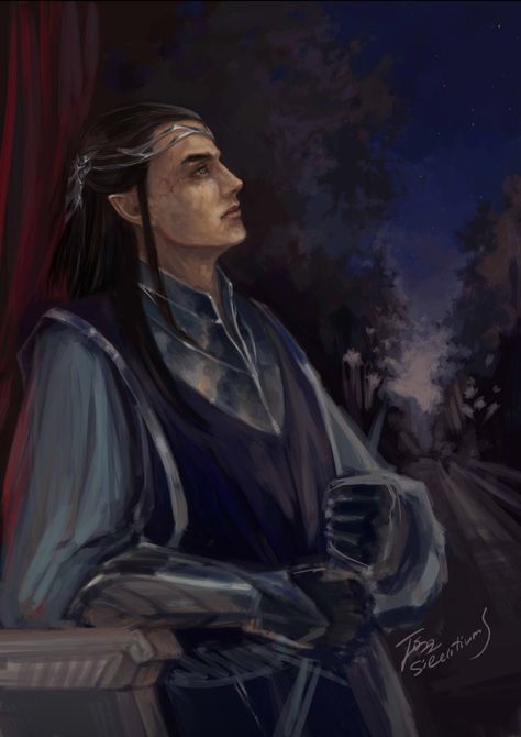 Celebrimbor Fanart, Celebrimbor Art, Male Elf, Middle Earth Art, Dark Warrior, Elf Art, Tolkien Art, Lotr Art, Jrr Tolkien